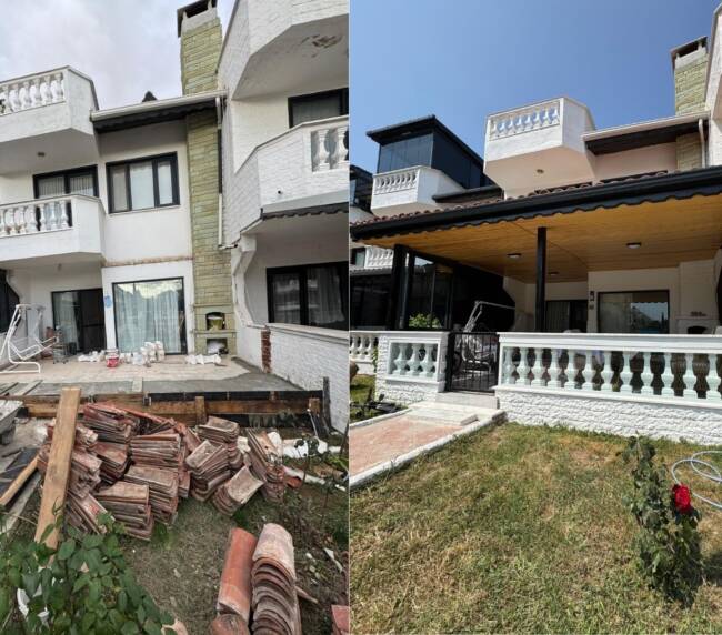 Villanızda modern bir dönüşüme hazır mısınız? Dış cephe, iç mimari ve peyzaj dahil komple villa tadilat projemizi inceleyin. Ücretsiz keşif için Doğru Dizayn yanınızda!